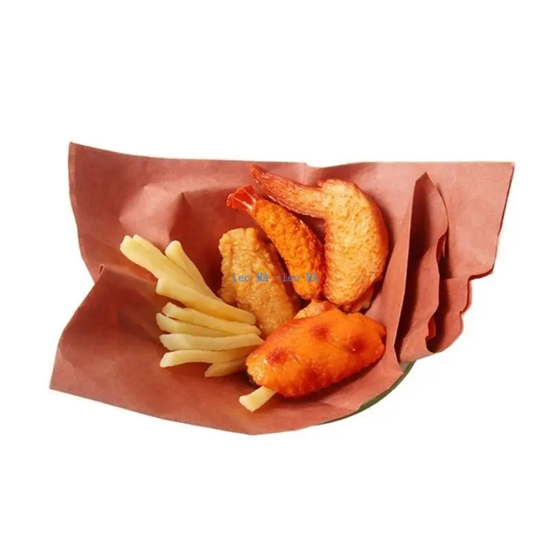 

E15B удобный рулон жиронепроницаемой бумаги, утолщенный лист для выпечки, аксессуары для домашней мясной бумаги для различных