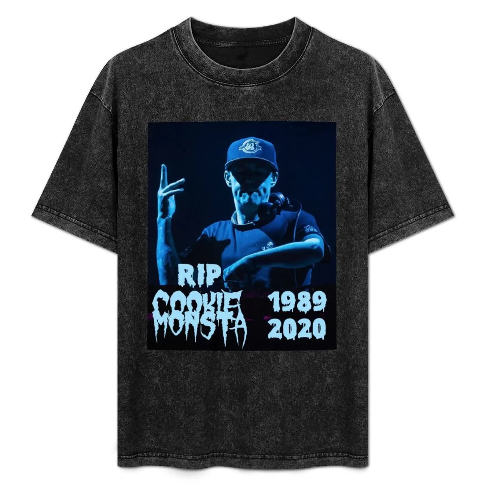 

nderek bingah RIP DJ Cookie Monsta T-Shirt t shirts designer man t shirt luxury T-Shirt