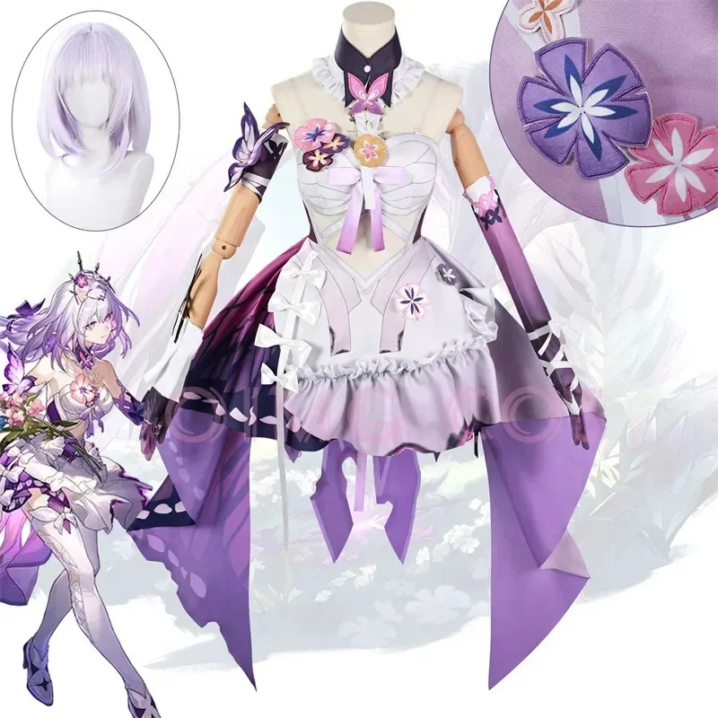 

Castorice Cosplay Costume Honkai Star Rail Carnival Uniform Men Wig Anime Halloween Costumes Game