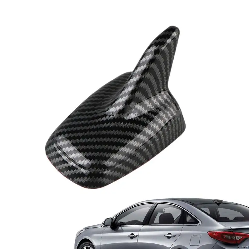 Shark Fin Antenna Car Antenna Topper Shark Antenna Tape Installation Stronger Signal Carbon Fiber Material Protection Antenna