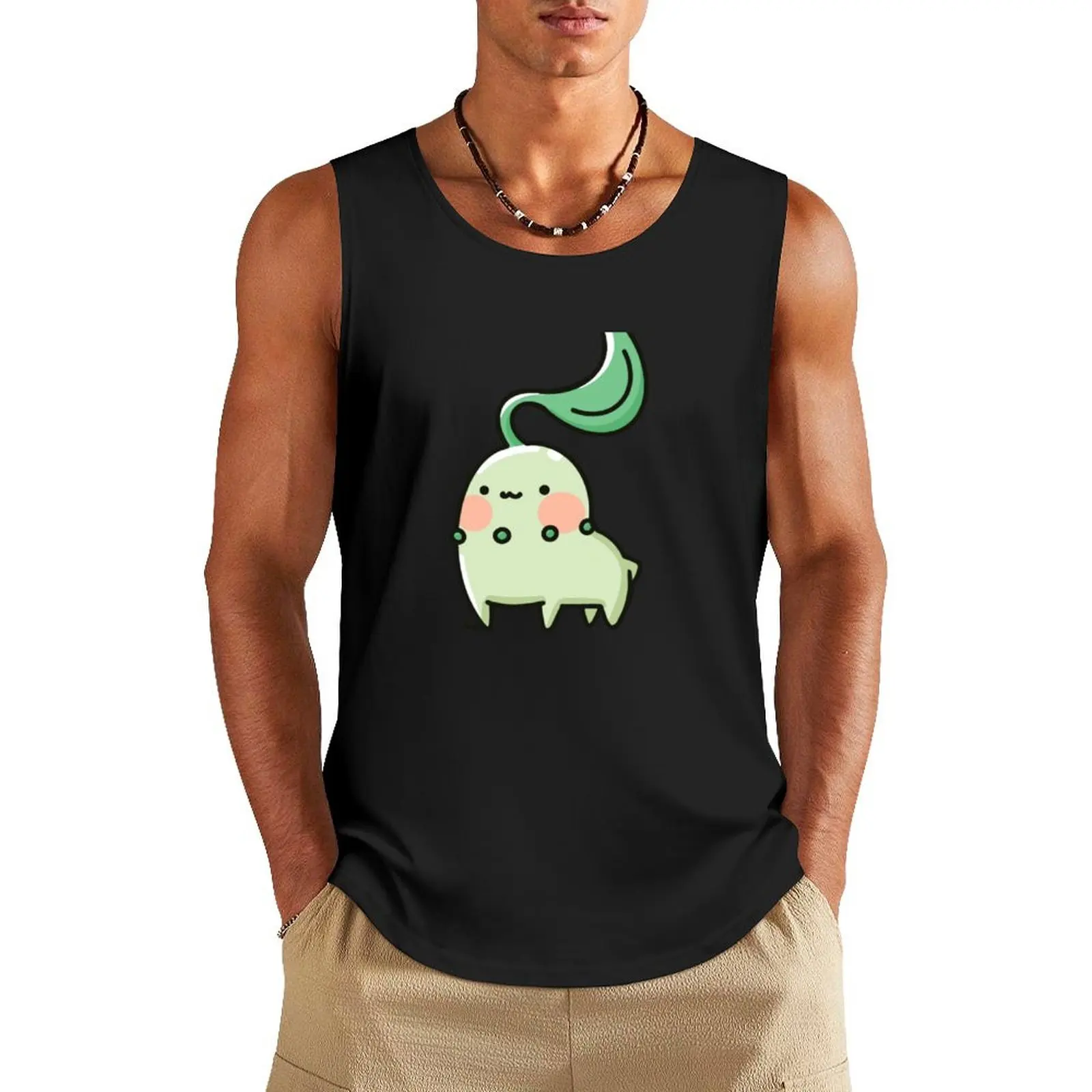 

kawaii pet Tank Top Male clothes anime top Muscle fit Men's clothes luxury style
