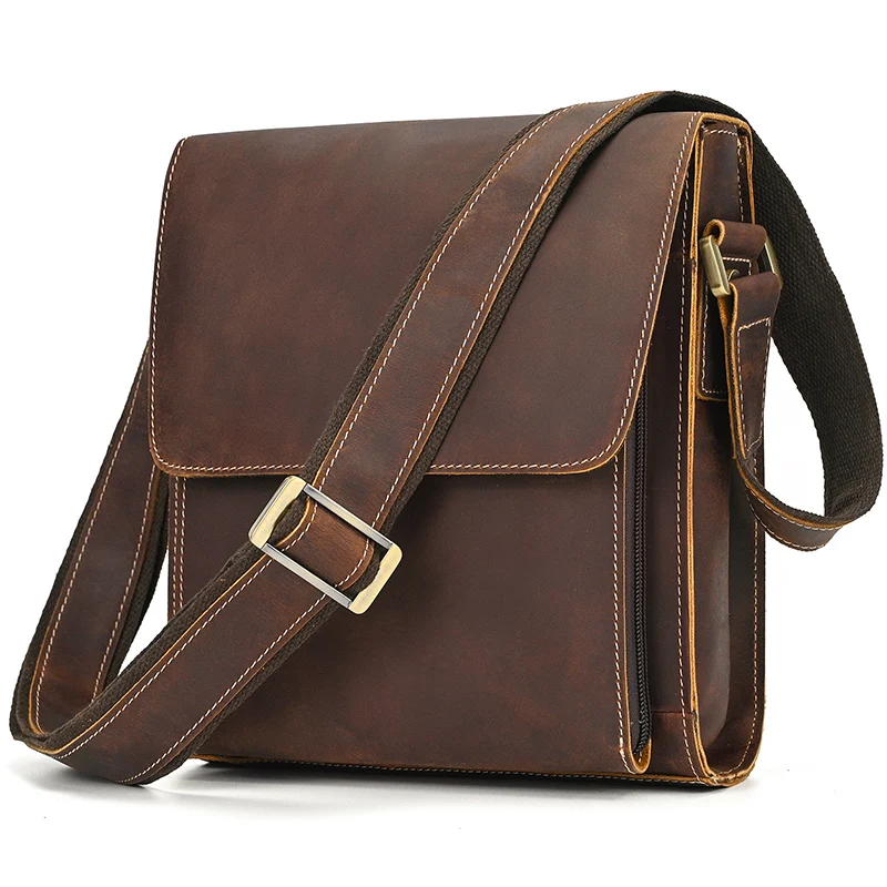 

Newsbirds Genuine Leather Man Bag Shoulder Bags Cow Skin Mens Casual Crossbody Bag Messenger Bag cross shoulder bag men leather