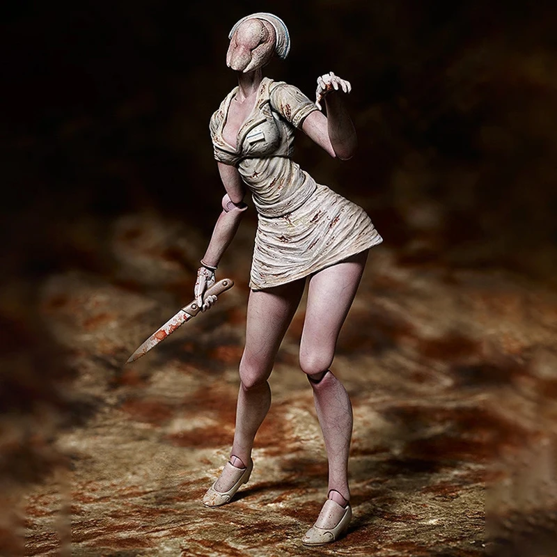 15cm Figma Sp-061 Silent Hill 2 Figure Bubble Head Nurse Action