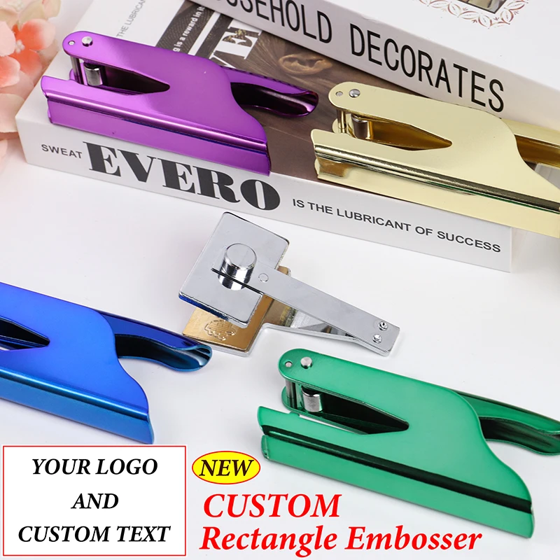 

Personalized Embossed Stamp Customization LOGO with Your Own Design Personalized Company Office Library Book Wedding Invitation