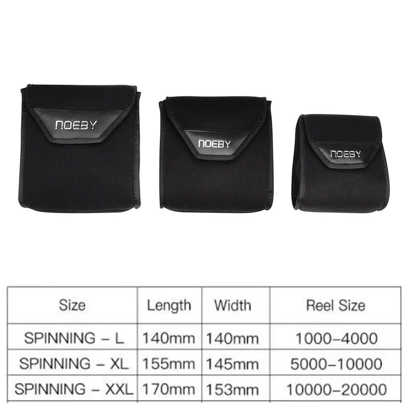 Comincia Reel Bag Spinning Reel Bag Fishing Tackle Storage Bag Softshell Anti-Collision Reel Bags Fishing Gear Accessories