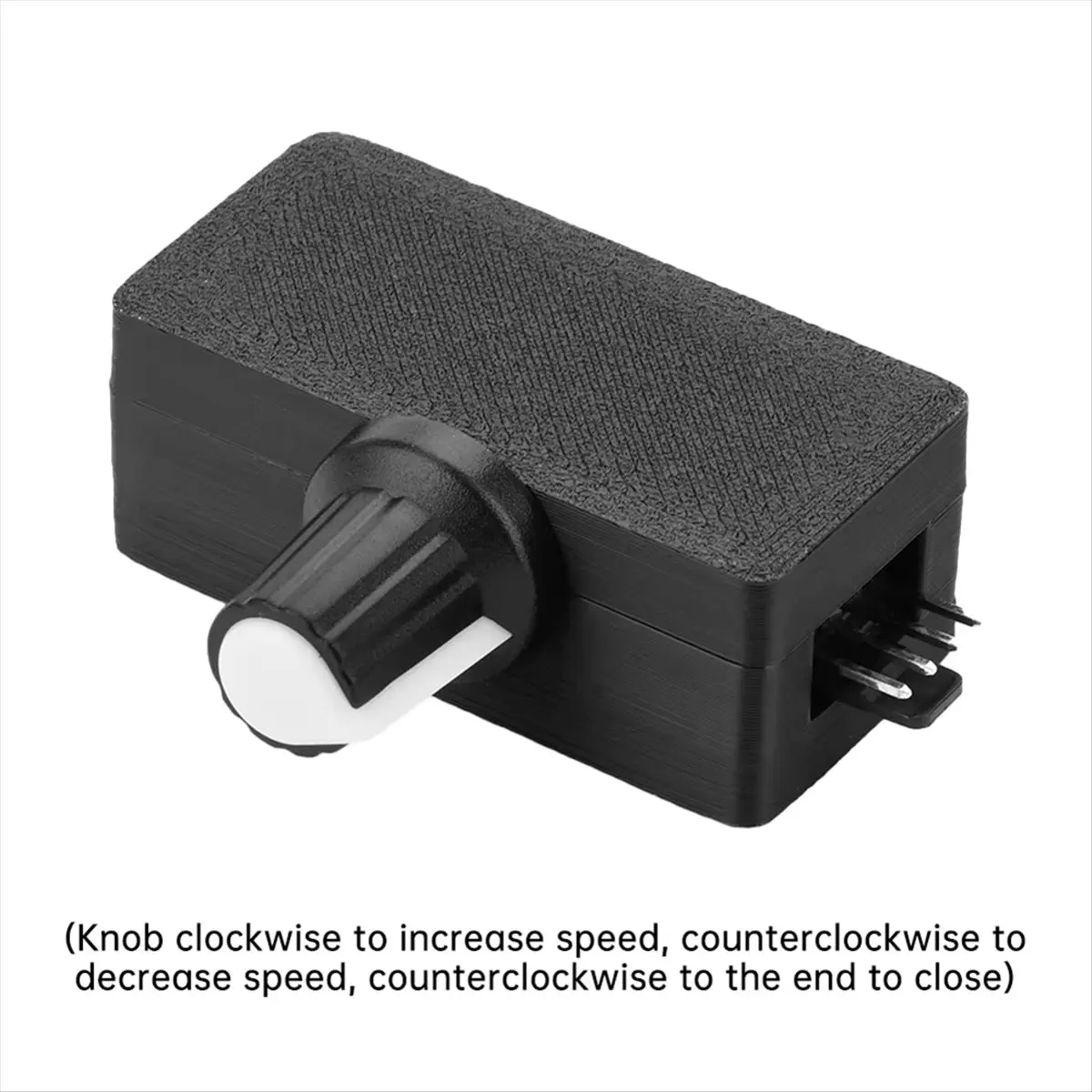 PWM Speed Controller 5V 4Pin PWM Fan Governor PWM Governor USB TYPE-C Power Supply DIY Cooler with 1 to 2 Adapter Cable-ABLM view 5