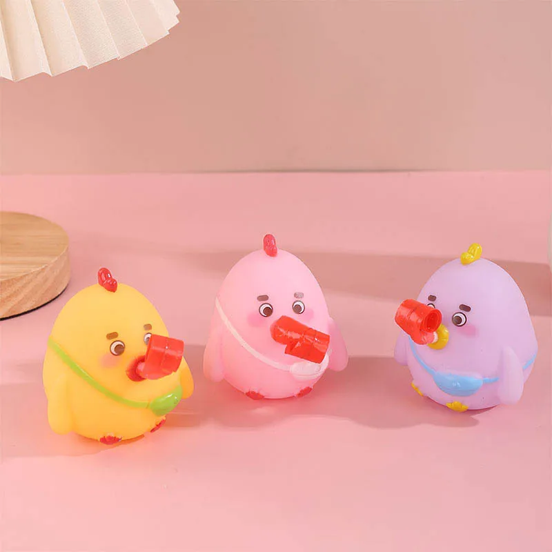 Schattige puppy kip varken stress knijpspeeltje dier knijpspeeltje oprollen tong konijntje zintuiglijke knijpen fidget speelgoed ontspannen geschenken