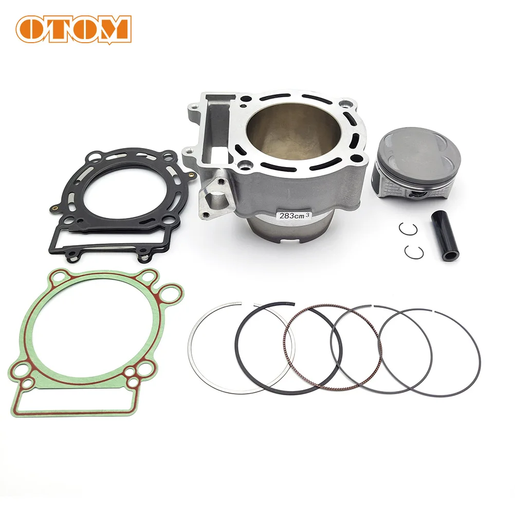 OTOM NC300S zestaw siłowników części do silnika motocykla Cylinder pneumatyczny blok i pierścień tłokowy Pin i podstawa głowicy zestaw uszczelek do ZONGSHEN 300CC