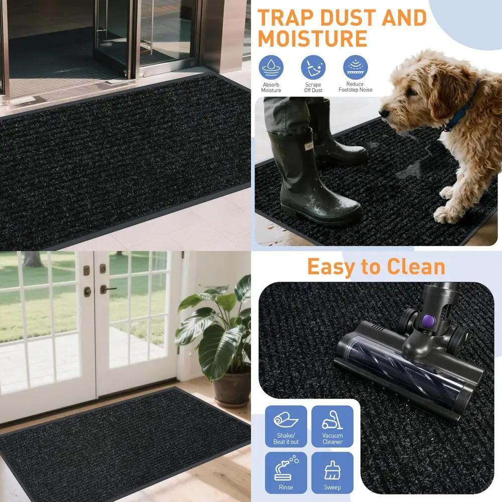 

Customizable 3ft x 11ft Non-Slip Indoor/Outdoor Entrance Mat, Commercial-Grade Easy Clean Door Mat, Low-Profile Design for Enhan