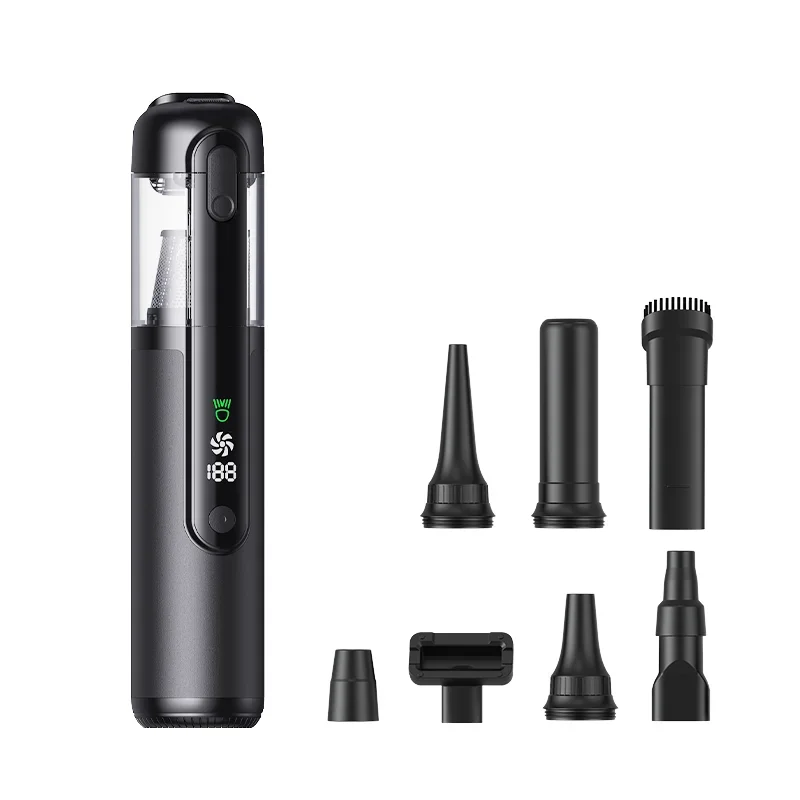 &Small Handheld Strong Suction Air Duster Suction Blowing Mini Portable Wireless Car Vacuum Cleaner For Home Desktop Cleaning