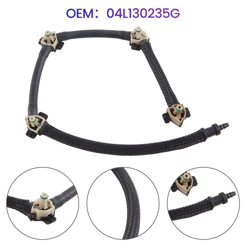 04L130235G Car Return Line Hose Leakage Fuel For VW Passat Seat  2.0