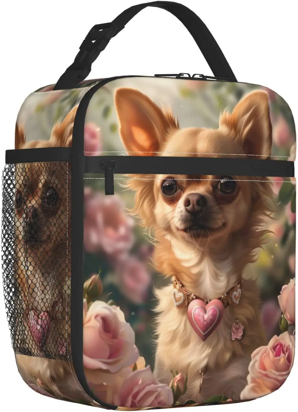 صندوق غداء قابل لإعادة الاستخدام، حقيبة غداء محمولة، حقيبة تبريد، حاوية غداء مقاومة للماء للمكتب والنزهات والسفر والمشي لمسافات طويلة