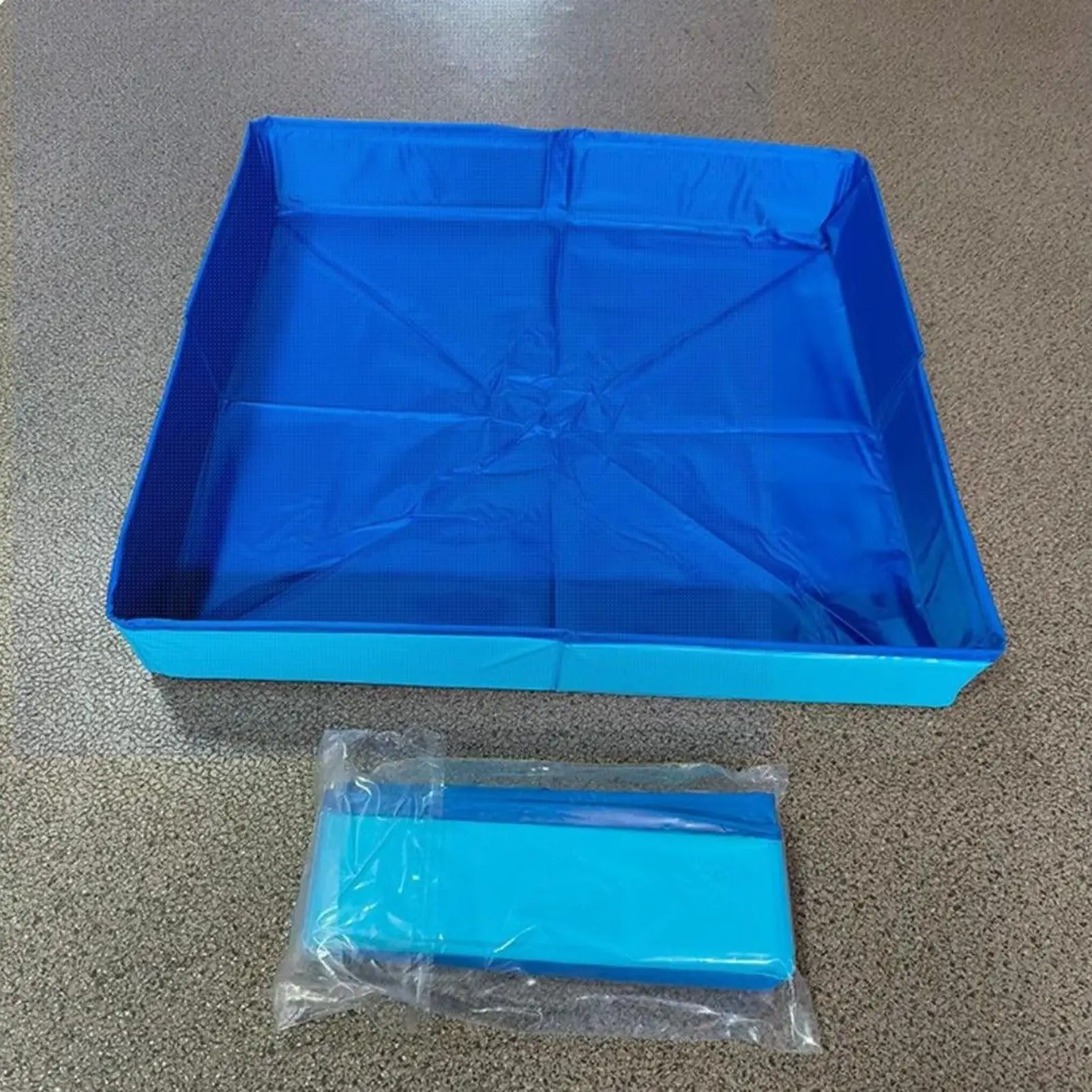 

50x50x10cm Pet Bath Pool PVC Foldable Wading Pool For Dog Non-Inflatable Anti-Slip Pet Puppy Paddling Tub For Home Yard Garden