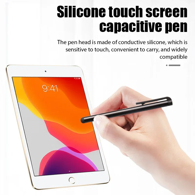1Pc Capacitance Universal Stylus Pen Mobile Phone Touch Screen Accessories Metal Capacitive Pen Tablet for Xiaomi Iphone