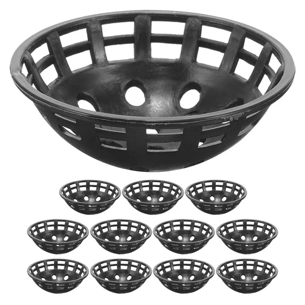 

12 Pcs Filter Mesh Gasket Plant Pot Bottom Net Bonsai Large Drainage Screens Flower Hole Pads Plastic Planter Accessories