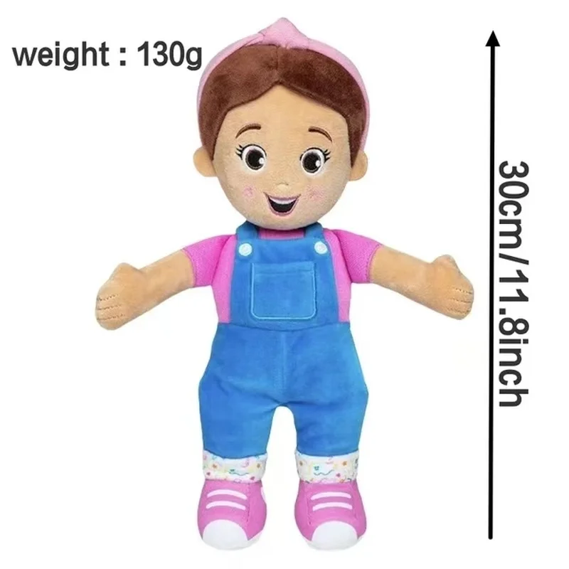 Ms Rachel Plush Doll 30cm Cate Anime Figure Cartoon Plush Blanket With Music Plushie Dolls Pillow Decor Puzzle Girl Toys