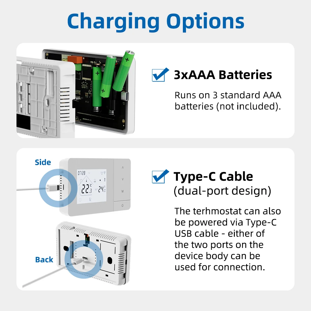 جديد التدفئة/التبريد RF ترموستات لاسلكي 8 منطقة محور تحكم التدفئة المركزية لتسخين المياه الغاز المرجل المحرك مضخة #6