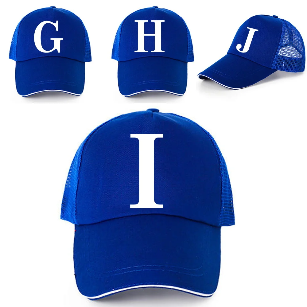 Summer New Gorras Hombre Breathable Mesh Baseball Caps Hip Hop Women Fashion White Letter Print Adjustable Snapback Cap Golf Hat