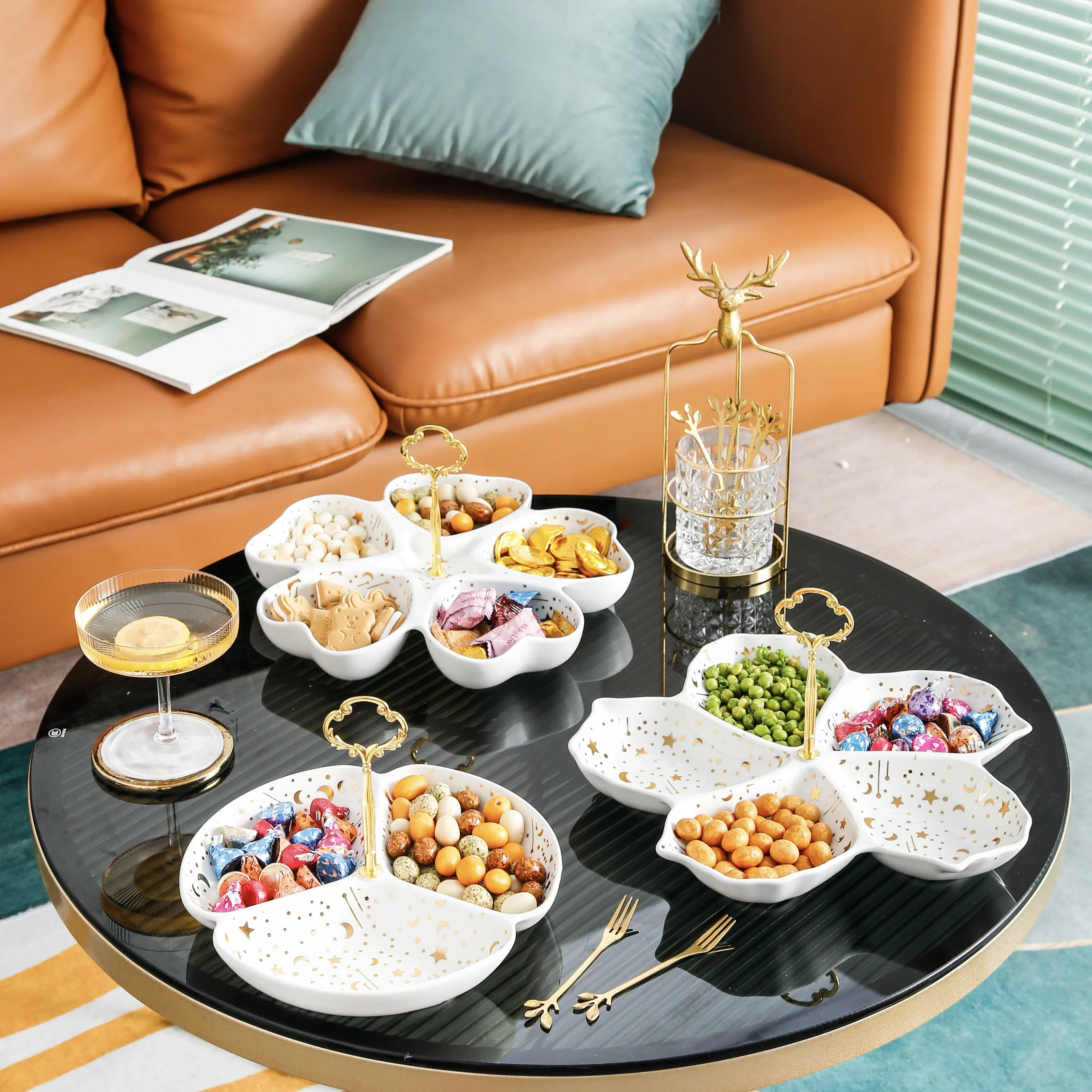 

# Wholesa Ceramic Square Snack Plate Nordic Restaurant Dried Fruit Cold Plate Bowl Dipped In Seasoning Plate Afternoon Tea #