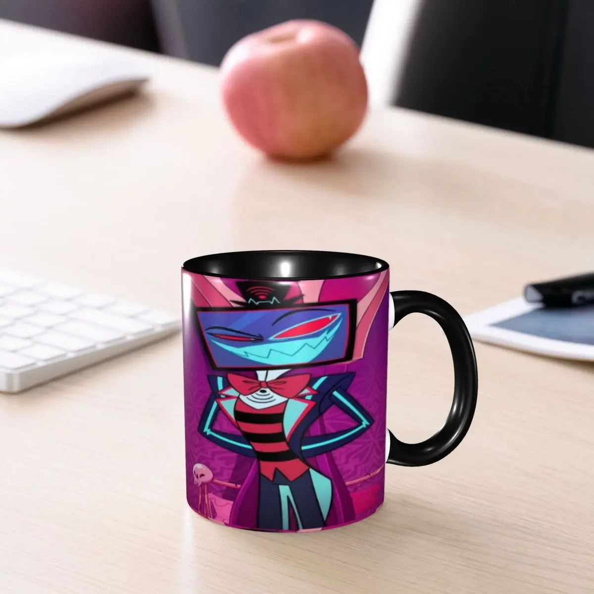 Hazbines Hoteles Alastor Vox 2 Coffee Mugs Fun Cup Gifts For Woman Man 6