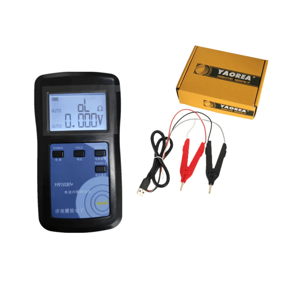Kelvin Clip Bateria Resistência Interna Tester Chumbo-ácido Lithium Standard Source 44v Yr1030 +