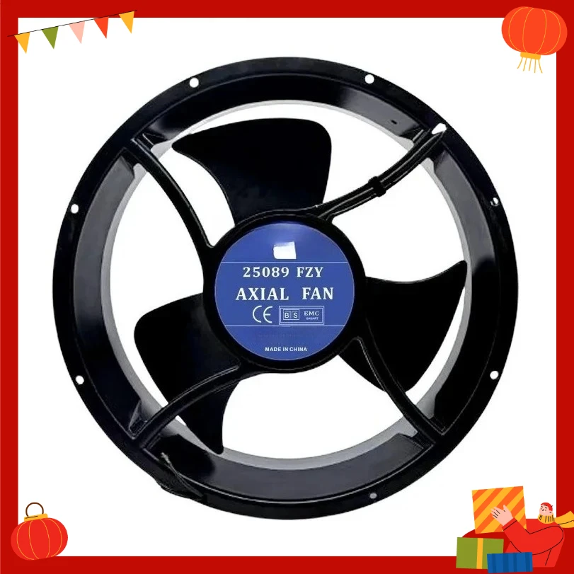 For Baili 25089FZY 25489 AC220V Axial Cooling Fan For Circular Knitting Machine (WYH001)