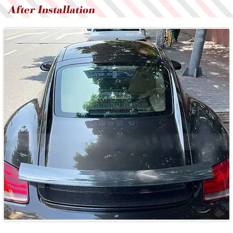 12 best sales porsche cayman 987 rear spoiler - №8