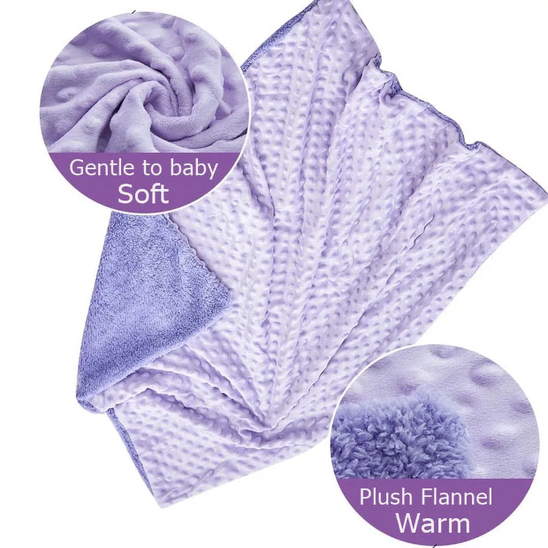 الشتاء الصلبة الطفل بطانية و التقميط الوليد الحرارية لينة الصوف بطانية طفل الفراش لحاف دافئ الرضع الفراش قماط للف الرضع