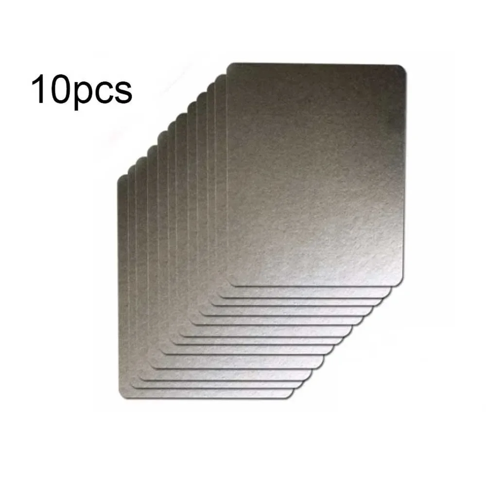 Microwave Accessories Mica Plate Kitchen 10 Pcs About 0.4mm About 12 X 15cm Mica Oven Appliance Waveguide Cover