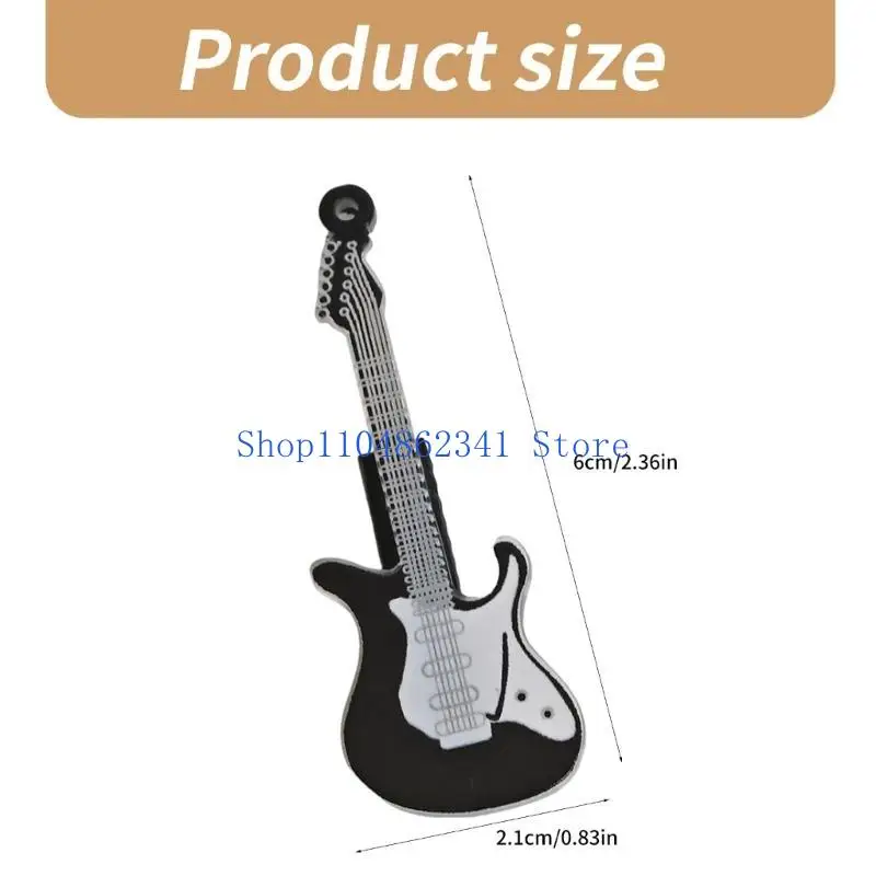 5ASD NOVERTY FLAT CLIPS GUITAR BANG CLIP HAIRPIN 2000S BALLETCORE BUNCHES ORNAMP