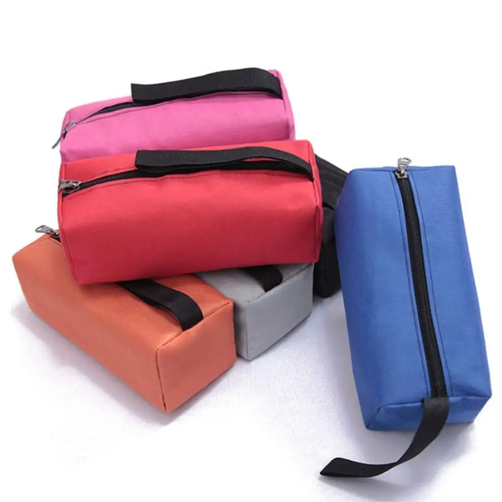 Capacità addensare Oxford Cloth portautensili portatile Organizer portautensili portautensili in tela con cerniera borsa portautensili borsa per attrezzi a mano