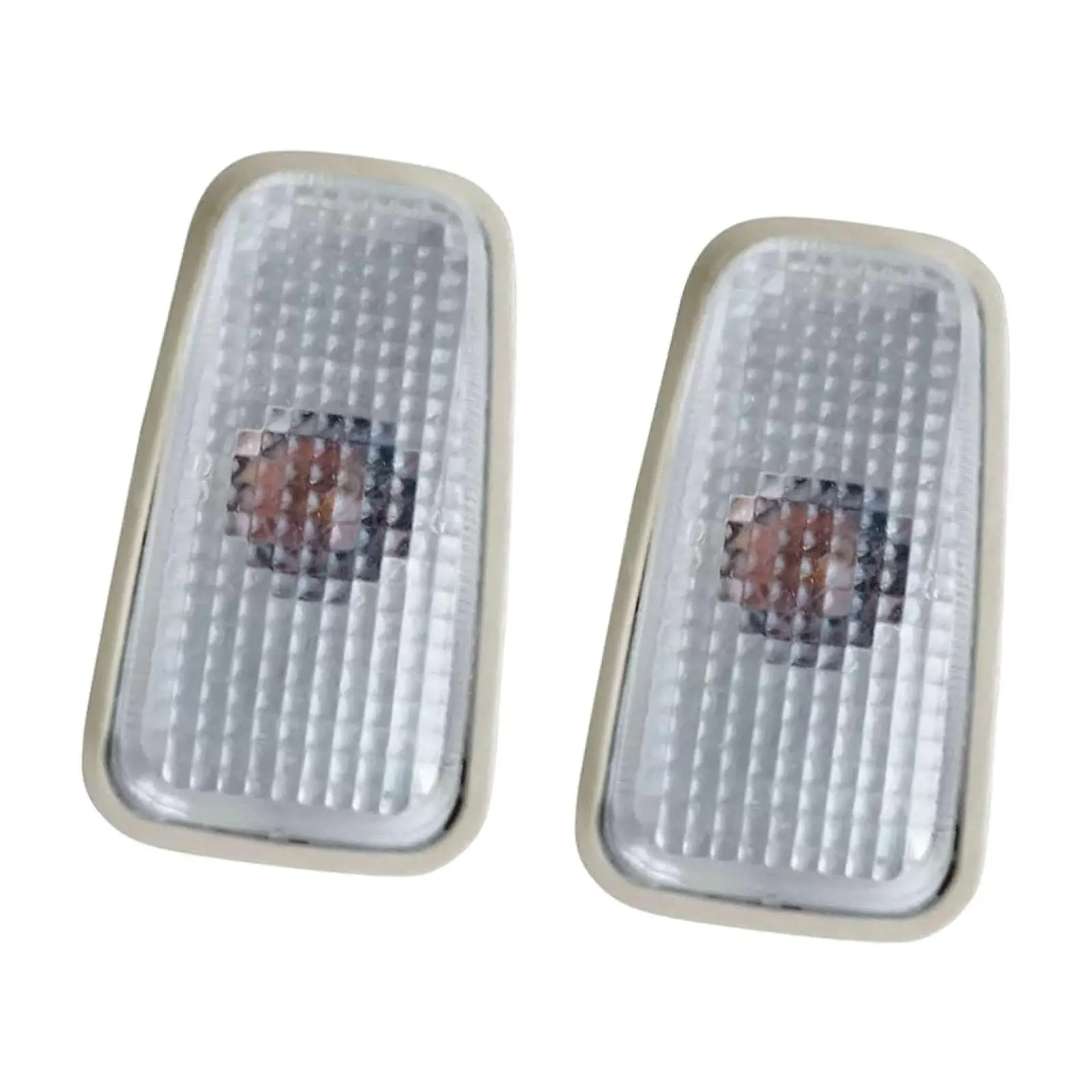 

ABS Side Indicator Repeater Lights Convenient Clear White Replacement for Citroen Xantia 1993-1997