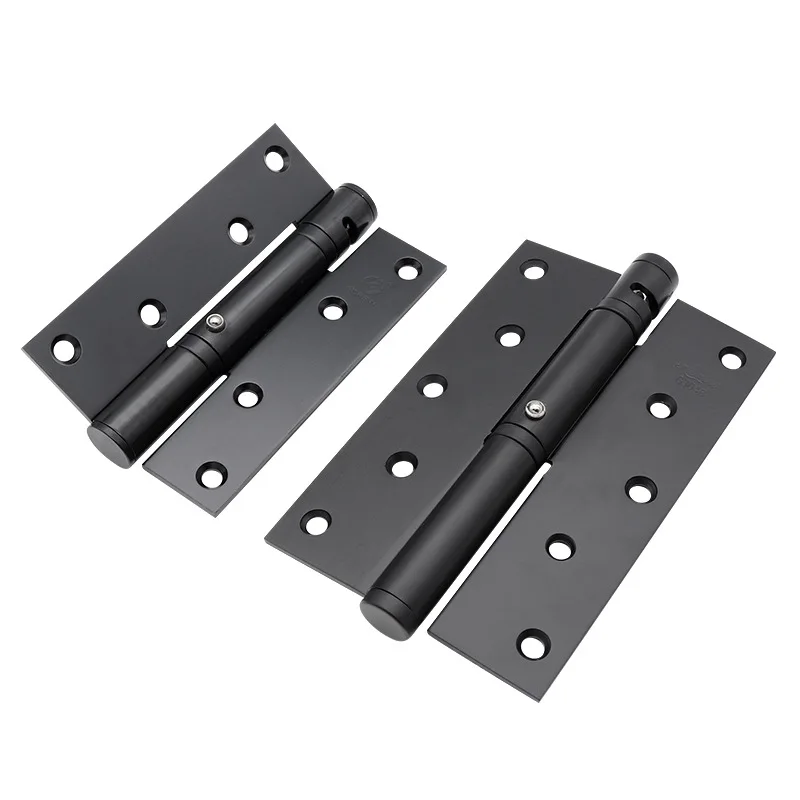 Amortecedor de porta invisível, hidráulico, aço inoxidável, posicionamento de página, amortecimento, porta automática, 5 tamanhos, mola espessada, porta escura, dobrável