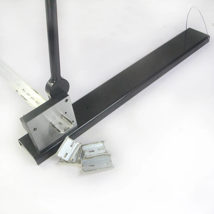 Máquina de corte manual de trilho Din, ferramentas de corte de trilho guia, máquina de corte de tronco Al