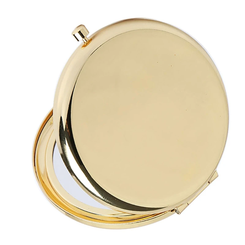 Espejo maquillaje plegable mano para baño, para monederos y viajes, envío directo