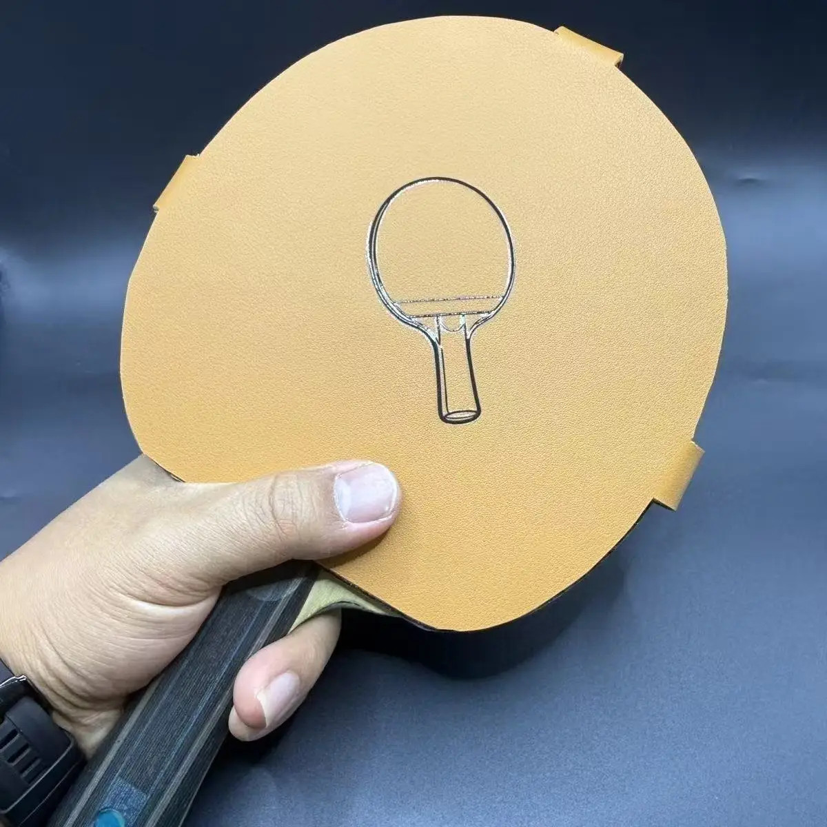 2026 Tischtennis-Schlägerhülle, Harte Acryl-Spiegelabdeckung für Schläger, Anti-Oxidation & Stoßschutz, Passend für die Meisten Schläger – Detail 4