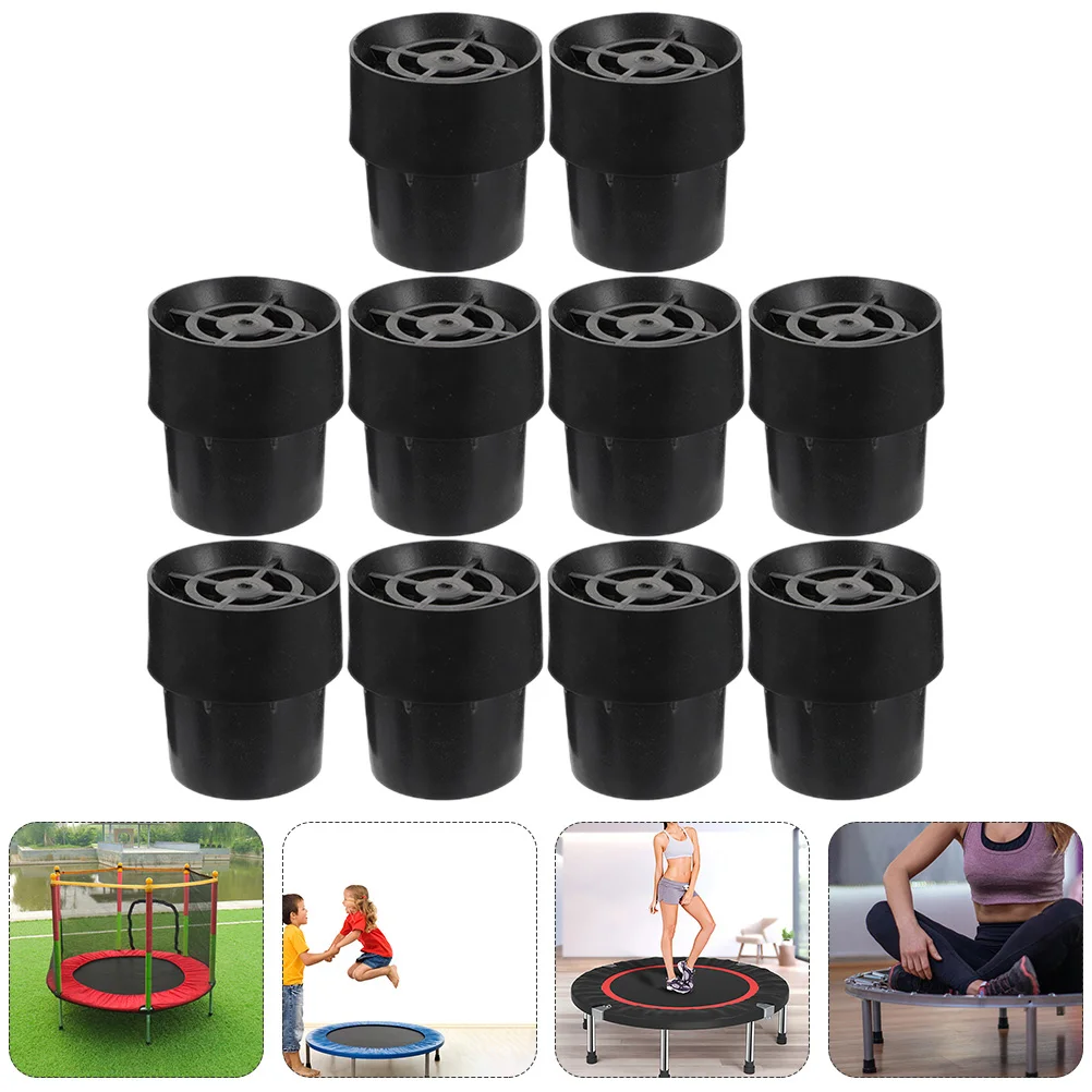 

10Pcs Wear-Resistant Trampoline Leg Pads Rubber Furniture Feet Covers Non-Slip Protective Replacement Parts Furniture Leg Pads