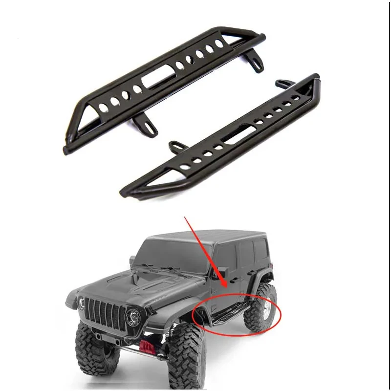 

Metal Side Pedals Step Running Board Rock Slider Suitable for 1/10 axial SCX10 III AX103007 Remote Contorl Upgrade Parts W01