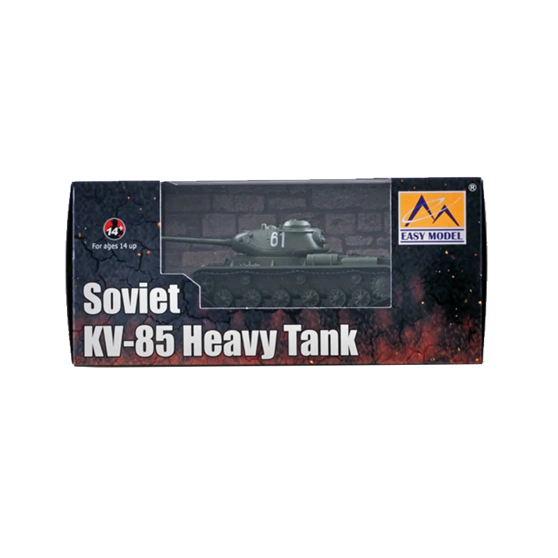 Easymodel 35129/35130/35131 1/72 Soviet KV-85 Heavy Tank Finished Military Static Plastic Model Collection or Gift