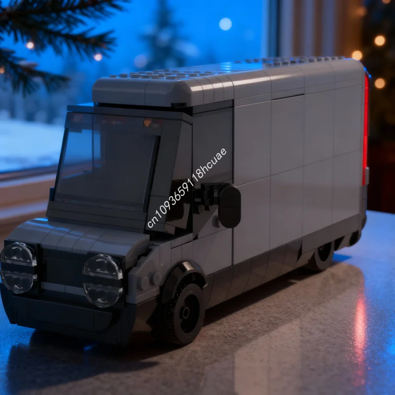 

Конструктор MOC «Электрический грузовик Amazon» (484 детали), развивающая игрушка для сборки, креативный подарок на Рождество, образовательный конструктор из кирпичиков