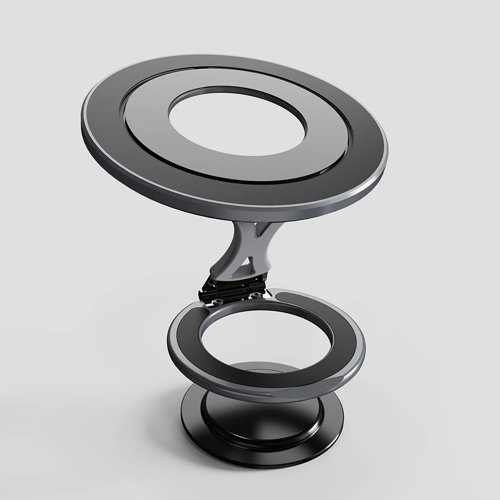

360 Degree Rotating Flexible Universal Stand Zinc Alloy Magnetic Mobile Phone Holder for iPhone Home Desk or Car Usage