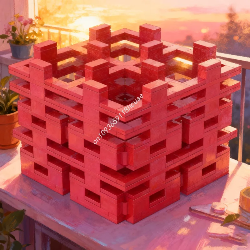 

404pcs MOC Chinese Traditional Festivals Character Happiness Pen Model Building Blocks Construction Christmas Gift Toys Birthday