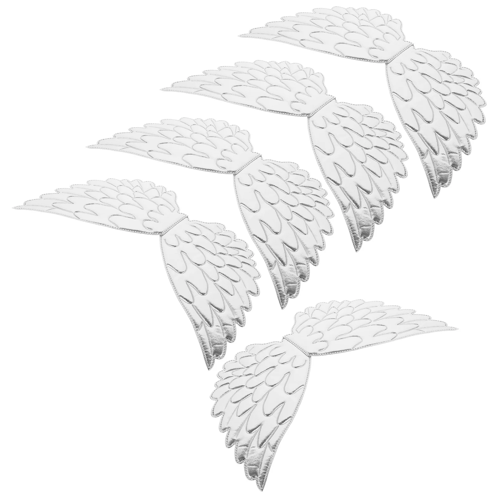 

5 Pcs Unicorn Wings Outfits for Prop Cosplay Costume Party Halloween Women Carnival Accessories Props Polyester