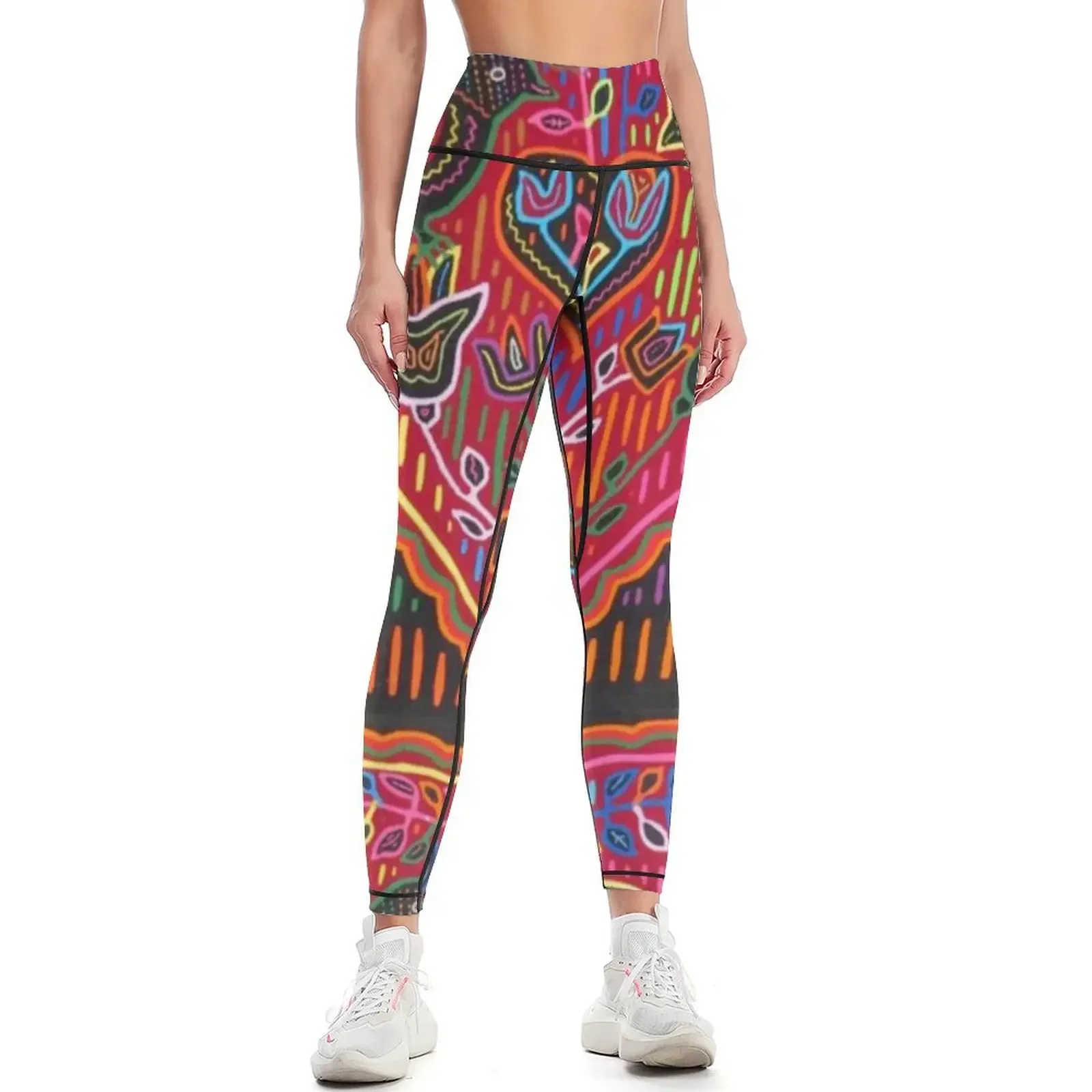 

Mola de Panama Leggings for girls Sports pants woman active wear gym's sportswear Womens Leggings