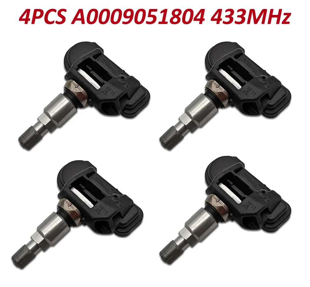 

Оригинальный 4 шт. датчик давления в шинах Tpms 433 МГц A0009051804 0009051804 Smart A B C Cl Cla Clk Class E350 C250 C300 C350