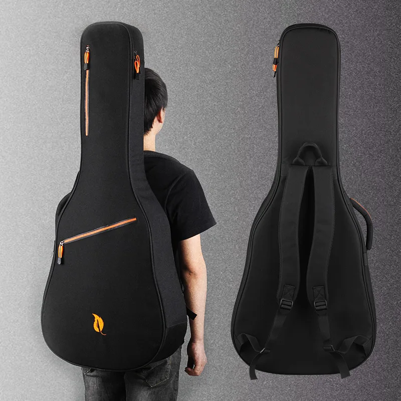 Bolsa de guitarra Oxford de alta calidad para guitarra acústica clásica, esponja gruesa de 25mm, accesorios para guitarra 40/41