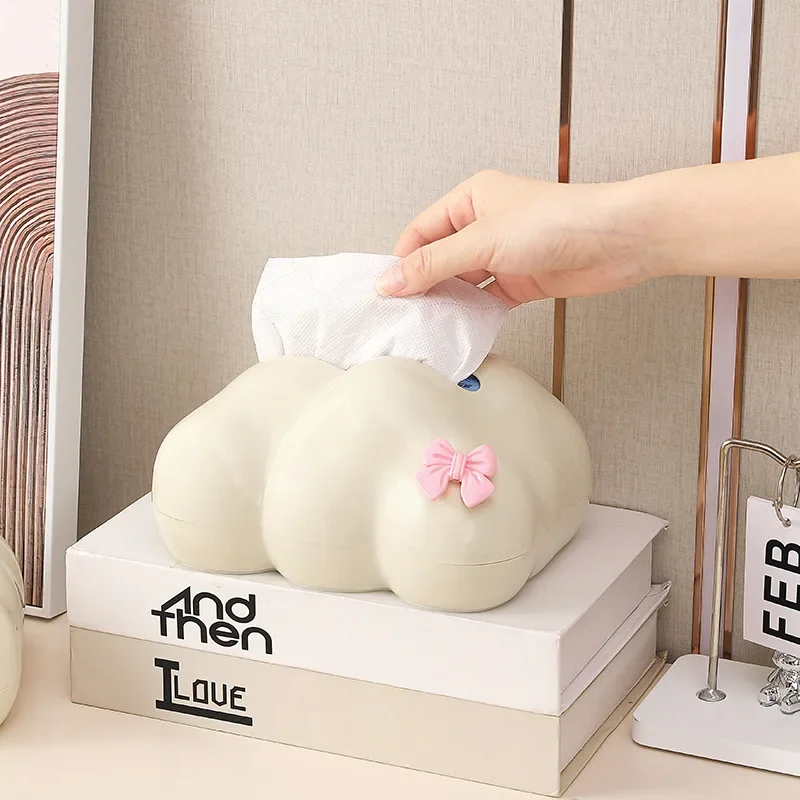 

Cloud Tissue Box Light Luxury Good-looking Household Living Room Coffee Table High-End Paper Extraction Box Creative Tissue Box