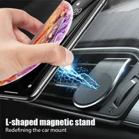 Magnetic Car Phone Holder Stand Air Vent Clip Car Mobile Mount Bracket Cellphone GPS Support in Car For iPhone Xiaomi Samsung LG