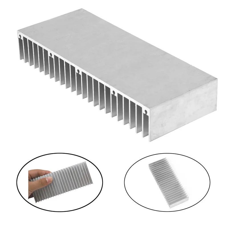 1Pc Aluminum Heatsink Radiator Extruded Profile Heat Sink for Electronic Chipset Drop Ship