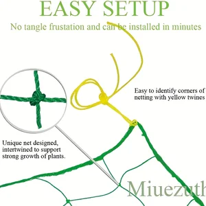 نبات تعريشة النايلون لتسلق النباتات ، شبكة تسلق الحديقة القوية ، الليفة ، زهور مجد الصباح ، كرمة الخيار ، جودة عالية أعلى 8 مبيعات شبكة نايلون للإسفنج - No2